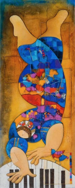 A note of freedom 30x12