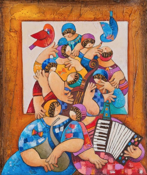 Images of family life20x16 inch